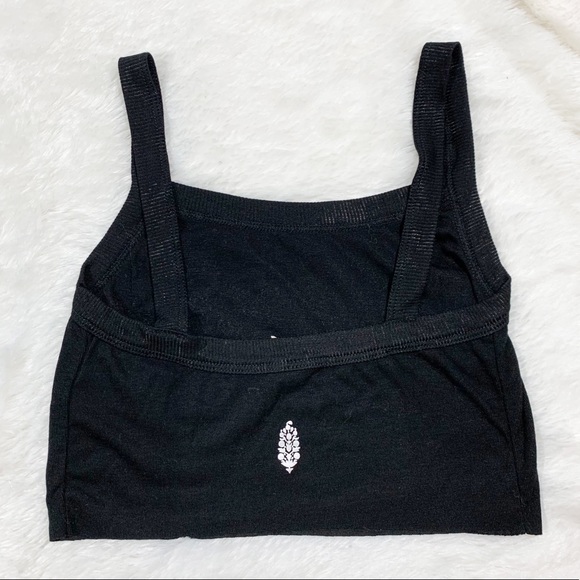 Free People Movement Riding High Crop Top Black - Picture 5 of 11